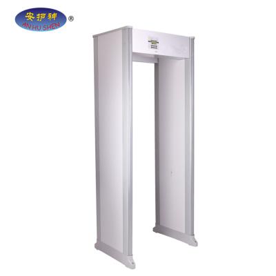 China High Performance 18 Led Display Metal 33 Zones Door Frame Spot Weapon Detector Walk Through Doors for sale