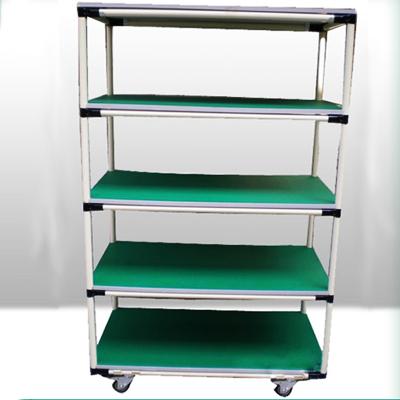 China Customized Dutch Danish Nursery Transport Transfer Plant Carts and Flower Carts Material Handling Storage Shelf Cart for sale