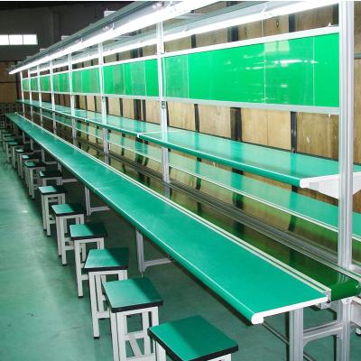 China Heat Resistant PVC Belt Double Sided Electronic Assembly Line Product Mobile Phone Accessories Conveyor Equipment Customize for sale