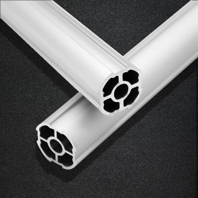 China Lightweight And Easy To Assemble 3rd Generation Aluminum Alloy Structural Lean Pipe Aluminum Profiles Pipe Tube for sale