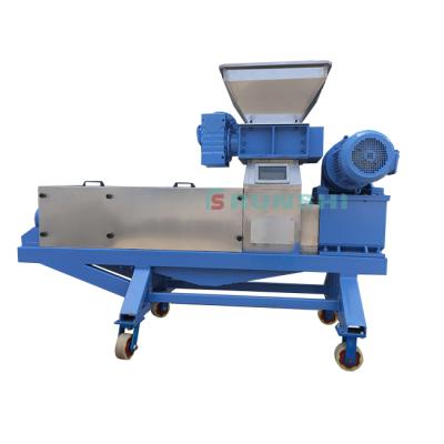 China Hotels High Pressure Waste Vegetable Screw Press Dewatering Machine for sale