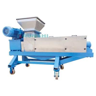 China High pressure plant vanilla bean waste solid liquid separator/ethanol cellulosic screw press for sale for sale