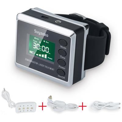 China 1600mA Lithium Battery Medical Grade Physiotherapy Laser Professional Low Level Therapeutic Watch For Diabetes for sale