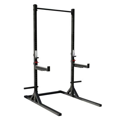 China Deluxe Gyms Squat Home Gym Barbell Fitness Exercise Strength Training Equipment Stand Power Rack for sale