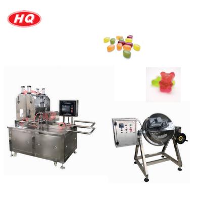 China Factory Small Capacity Lollipop Candy Making Machine Line Jelly Bear Candy Making Machine for sale