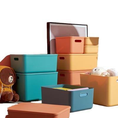 China 2022 Hot Selling Non-Toxic Material Durable Various Designs Transparent Universal Colorful Plastic Storage Box Organizer for sale