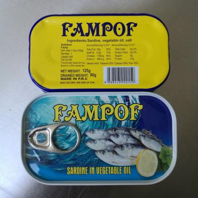 China Canned sardine in canned oil from Morocco for sale