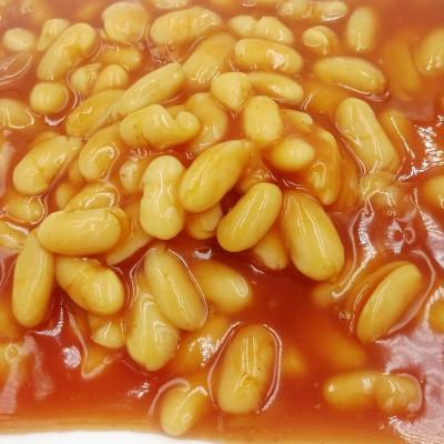 China Canned baked beans in tomato sauce for sale