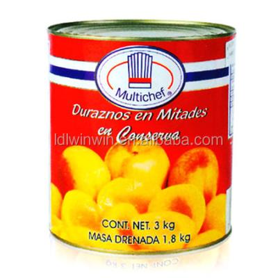 China Canned Almibar 820gr 3000gr from Duraznos Mitades for sale