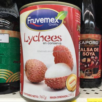 China Canned lychee from Almibar de Lichis in heavy syrup for sale