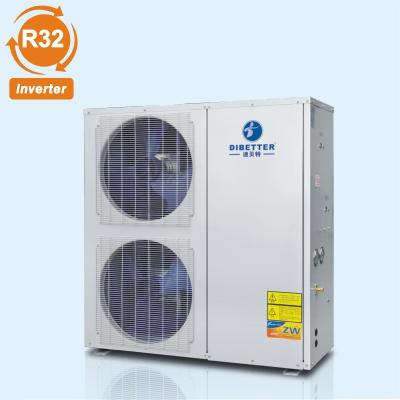 China Car DC Inverter Heat Pump Water Heater Air Source Air To Water Heat Pumps (R32/16KW) for sale