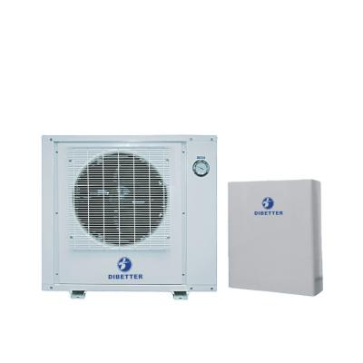 China High Quality Car -25 Degree Ambient Temp Split EVI Heat Pumps Air To Water Heat Pump Heater 12kw for sale