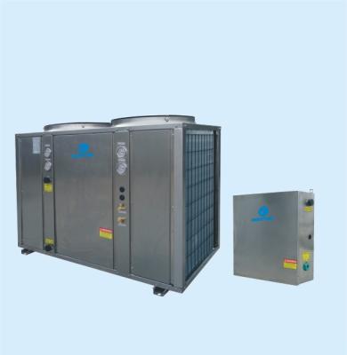 China Hotel Split EVI Heat Pump -25 Degree Ambient Temp. CE Approved, Copeland Compressor, 52kw Air to Water Heat Pump Water Heater Heat Pumps for sale