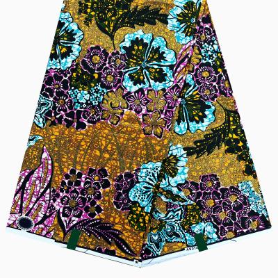 China Good Quality Anti-Static Hot Selling 100% African Hollandais Cotton Netting Wax Ankara Printing Fabric For Women for sale