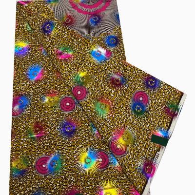 China New Type Anti-Static Top Selling Color 100% Cotton Wax African Fabrics Real Wax Print For Dress African Ankara Ankara Fabric for sale