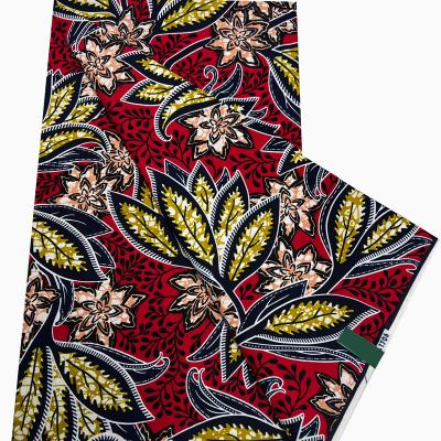 China Anti-Static Hot Selling 100% African Wax Fabrics Ankara Batik Nigeria Wax Print Fabric Africa Design Textile Wax Print Cloth Sewing Loincloth for sale