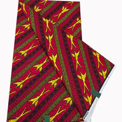 China Best Selling 100% Cotton Anti-Static New Factory Wholesale Design Block Prints Original Africa Real Wax Fabric for sale