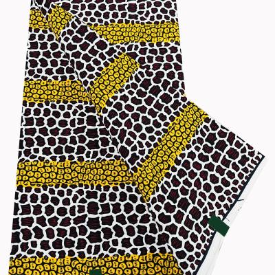 China 2023 Anti-Static Ankara Wax Print Fabric 2023 High Quality African Soft Cotton Wax Print Fabric African Guaranteed Genuine Real Wax For Dresses for sale