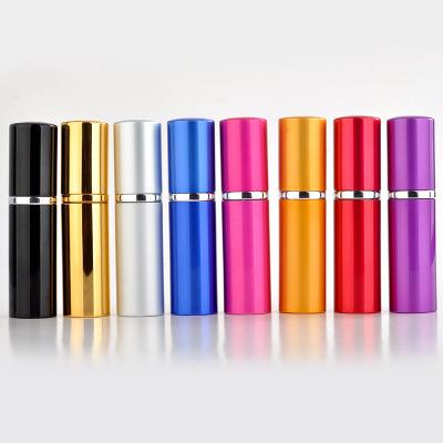 China Personal Care Perfume Atomizer 10ml Twist Refill Aluminum Perfume Spray Glass Metal Bottle for sale