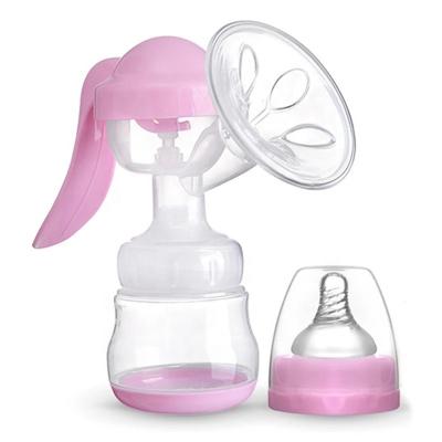 China Original BPA Free Manual Breast Pump Breast Milk Pump pp BPA Free Manual Breast Pump Silicon With Milk Bottle Nipple Function Breast Pumps for sale