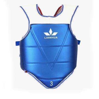 China Red And Blue Logo Factory Production And Wholesale Custom Hot Sale Taekwondo Sports Equipment Taekwondo Sports Training Chest Guard Protector for sale