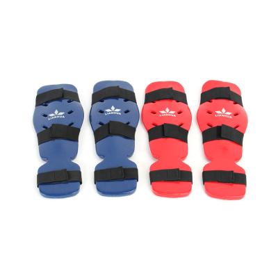 China Factory Own Good Quality Dipped NBR Foam Taekwondo Leg Guards And Foot Guard Lengthen Leg Guards For Connecting Instep Karate Shin Guard for sale