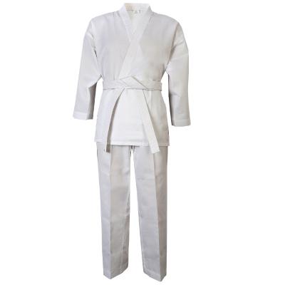 China Breathable Karate Uniform White Suit Good Quality WKF Logo Custom Production And Factory Wholesale for sale