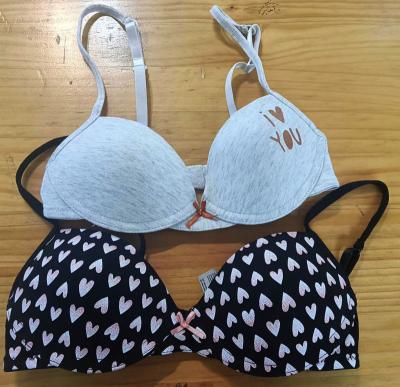 China OEM Eye Cup Girls Bra Underwear Yarn Lingeries Lace Bag Cute Free Custom Sexy Sheer Triangle Strap Wireless Spandex Spandex for sale