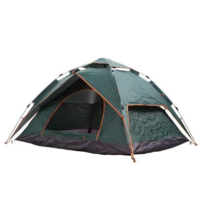 China UV-Resistant Automatic Pop Up Hydraulic Spring Increasing Tent 3-4person Family Camping Tent Breathable Anti-UV Canopy Tent With Carry Bag for sale