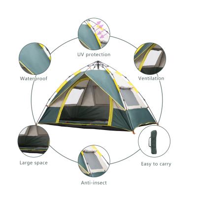 China Automatic Waterpoof Anti-UV Portable Outdoor Lightweight Beach Hiking Tent Camping for sale