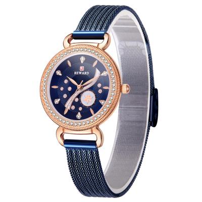 China Reward RD22004L Fashion Milan Mesh Belt Ladies Watch Ladies Waterproof Custom Logo Quartz Dial Non-specific Female Watch Women Support OEM for sale