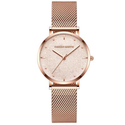 China Chinese Wholesale Quality Ladies Ladies Watch Non-specific Luxury Mesh HM-MS36 Minimalist Watch for sale