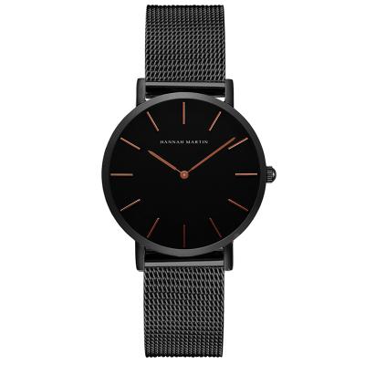 China Non-specific HM-CH ladies rose gold watch mesh band girl hand watch the latest for sale