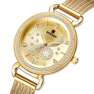 China Custom Fashion Diamond Watch Quality Reward Logo RD22004 Gift Women Girl Non-Specific Luxury Wrist Watch for sale