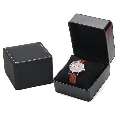 China Flannel PU Black Box Luxury Box for sale