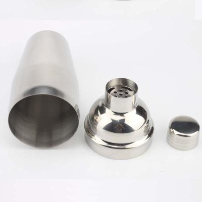 China Bartender Silver Metal Gift Customized Stocked Stainless Steel Cocktail Shaker 25oz (750ml) for sale