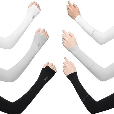 China Breathable Quick Dry UV Protection Driving Elastic Outdoor Arm Sleeve Seamless Arm Sleeves for sale