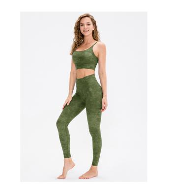 China Wholesale Breathable Yoga Seamless Sets For Women Fitness Spandex High Waist Gym Gaiters for sale