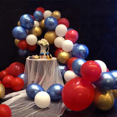 China Toy Navy Red Gold Balloon Arch Superhero Theme Party Balloon Promotional Decoration for Kids Birthday Party for sale