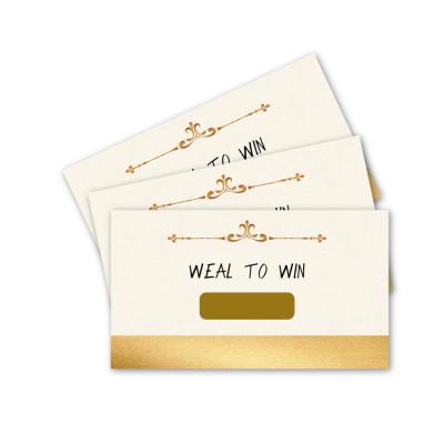 China Wedding Bachelor Party Game 2020 Newcomers Gold Scratch Off Game Cards Baby Shower Wedding Bachelor Party Raffles for sale