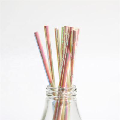 China Traditional Biodegradable Disposable Aluminum Foil Straws For Drinking for sale