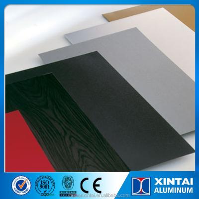 China Various Color Marble Coating Decoration PE PVDF Wood Grain Look Aluminum Sheet for sale