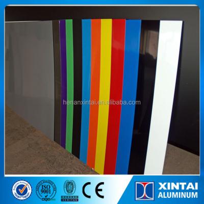 China Building Color Aluminum Sheet A1100 Precoat Roll For ACP Panel Making Used For Facades for sale