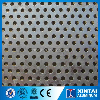 China Construction Slotted Hole 1060 Aluminum Perforated Sheets for sale