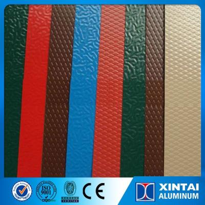 China Anti-Slip Nigeria Colored Painting Stucco Embossed Aluminum Coil Sheet for sale