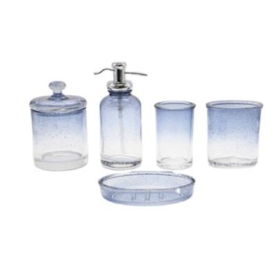 China New Design Sustainable Home Decor Spray Pump Bottle Bathroom Accessory Sets for sale