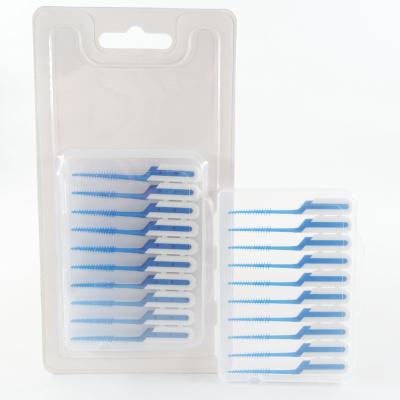 China Daily Teeth Clean Wholesale ISO Approved Dental Soft Picks Rubber Interdental Brush for sale