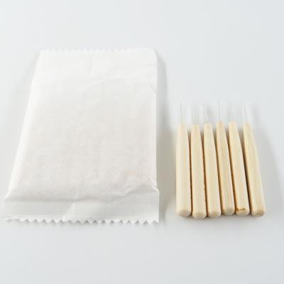 China Daily teeth clean eco oral bamboo celillos interdental brush bamboo with low MOQ for sale