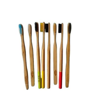 China Natural Bamboo Toothbrush Eco-friendly Biodegradable Biodegradable for sale