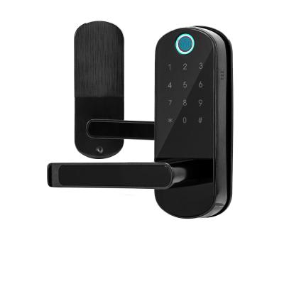 China APP+Fingerprint+Code+key+card Smart Ttlock Anti-theft Fingerprint Password WIfi Remote Control Smart Lock for sale